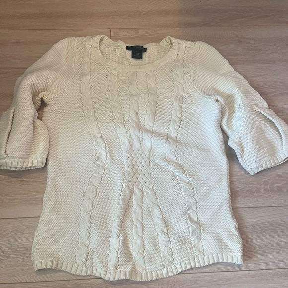 Set of 8 women’s sweaters Sz L Mandy Calvin Klein Milano KenCole white+warren - Picture 6 of 16